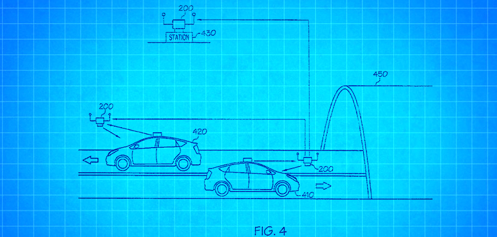 toyota autonomous driving system patent granted