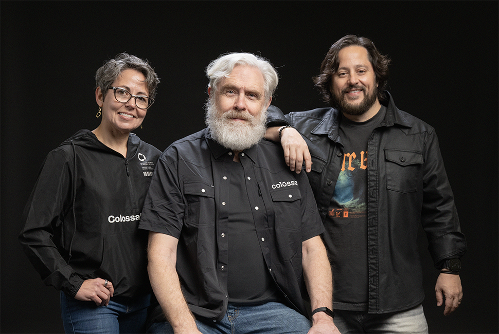 The team behind the howl: Colossal Co-founder and CEO Ben Lamm, Chief Science Officer Beth Shapiro, and Co-Founder George Church are at the forefront of the world’s first true de-extinction effort. [Photo: Colossal]